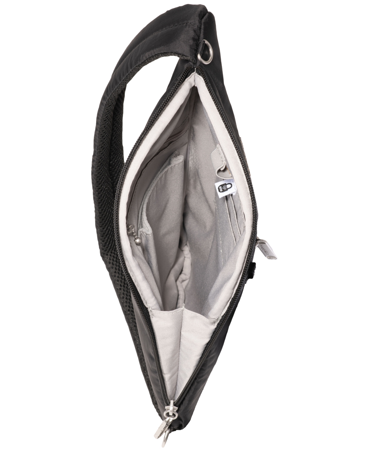 Baggallini Securtex Anti-theft Half Moon Sling In Black