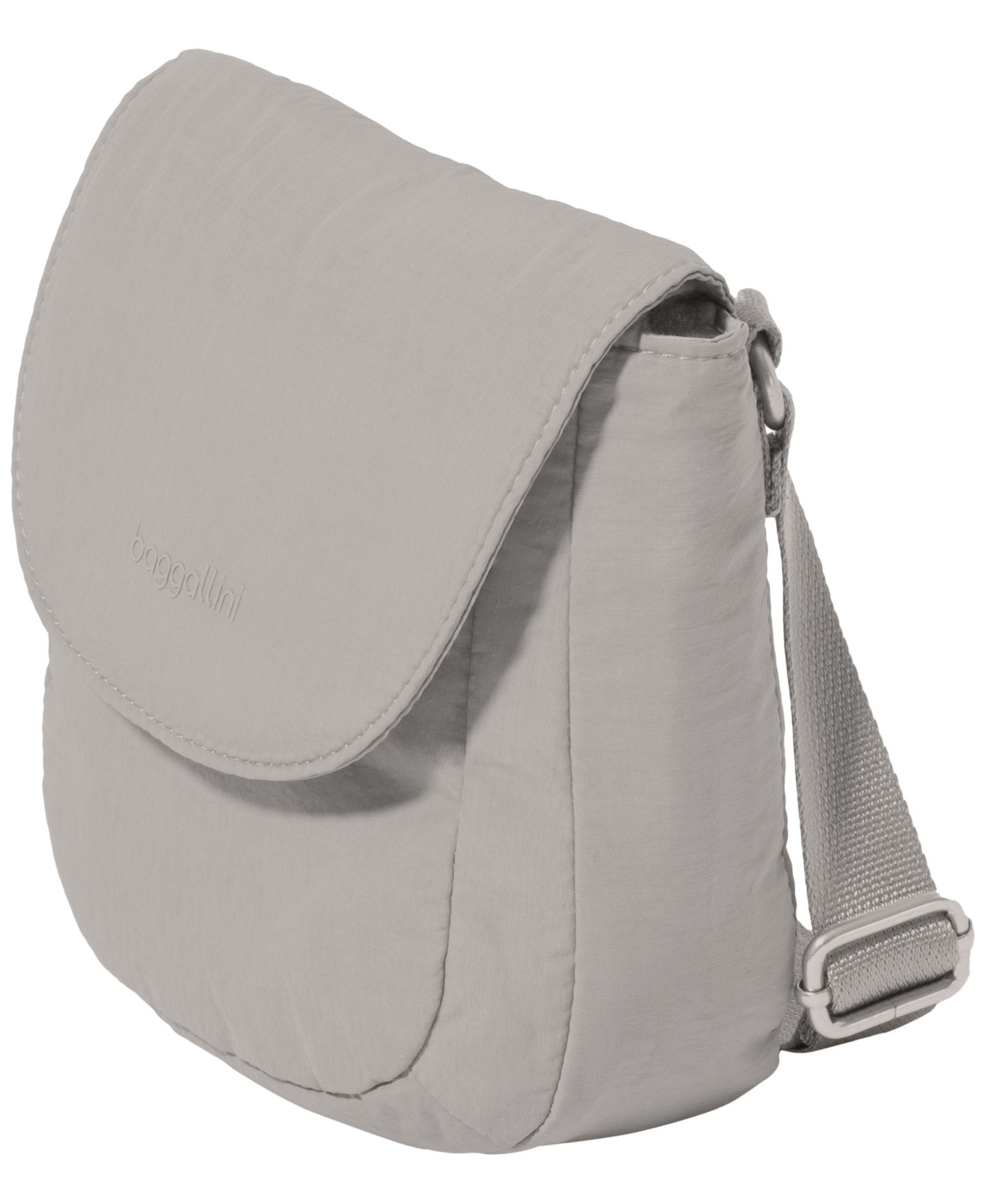 Женская сумка Baggallini Swift Flap Mini Crossbody, цвет: Серебряный — фото 3