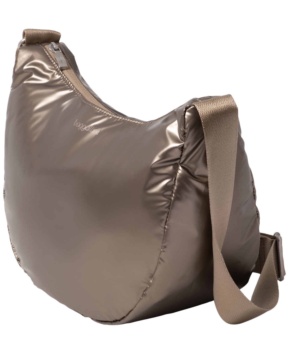 Baggallini Medium Size Swift Crescent Crossbody Bag In Purple