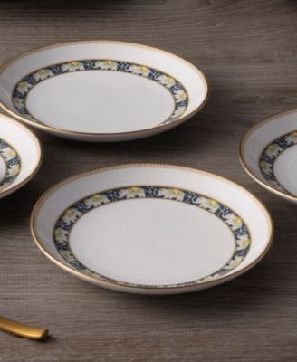 Tusker Garden Set of 4 Bread & Butter/Appetizer Plates, 6.25"