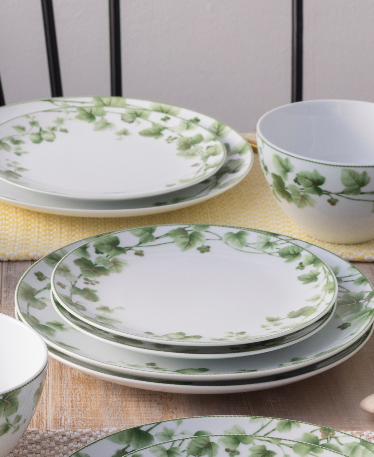 Noritake Ivy Whisper Salad Plates, Set of 4