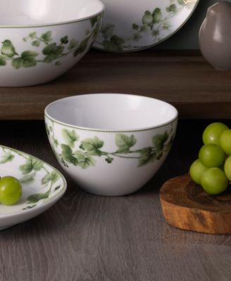 Ivy Whisper Set of 4 Cereal Bowls, 6" 29 oz.