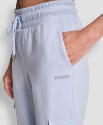 Women's Studded-Logo Cargo Joggers