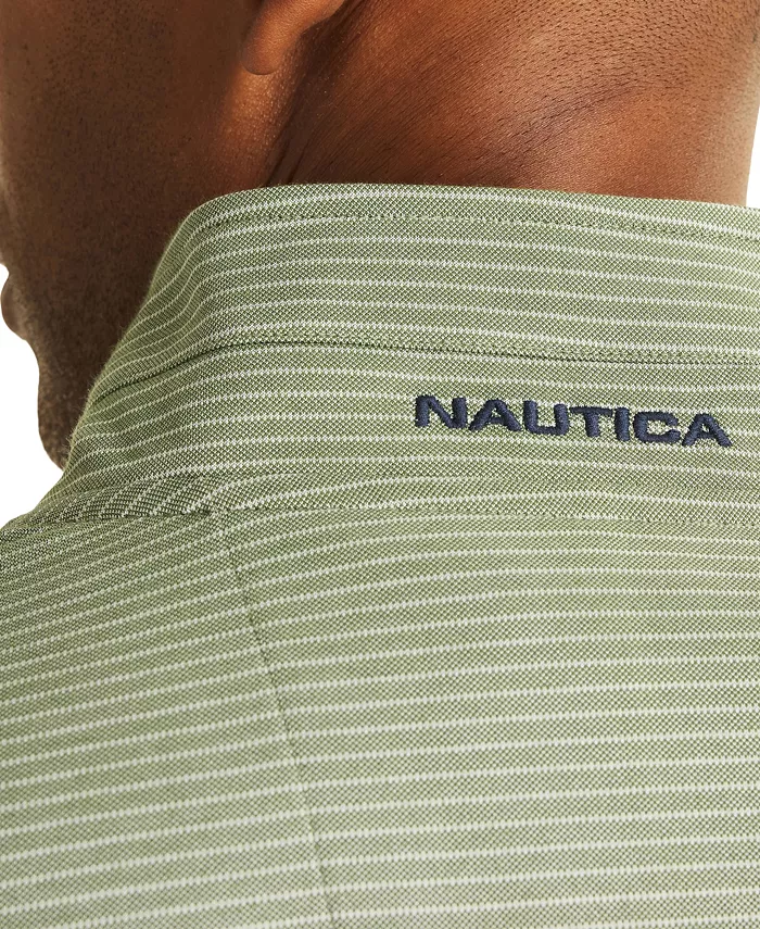 Men's Striped Quarter-Zip Sweatshirt - thumbnail 9
