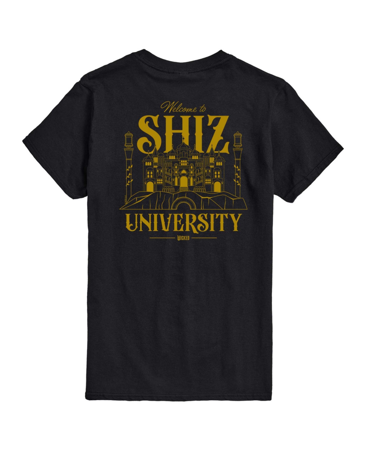 Airwaves Men's Wicked Part 2 Shiz University Short-Sleeve Graphic Printed T-Shirt