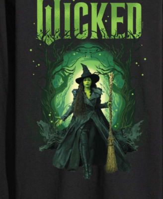 Men's Wicked Part 2 Elphaba Forest Graphic Print Long-Sleeve T-Shirt