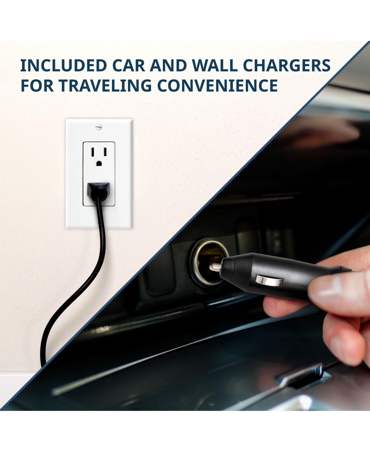 Ivation Electric Cooler & Warmer, 45 L Portable Cooler w/Wheels - Blue