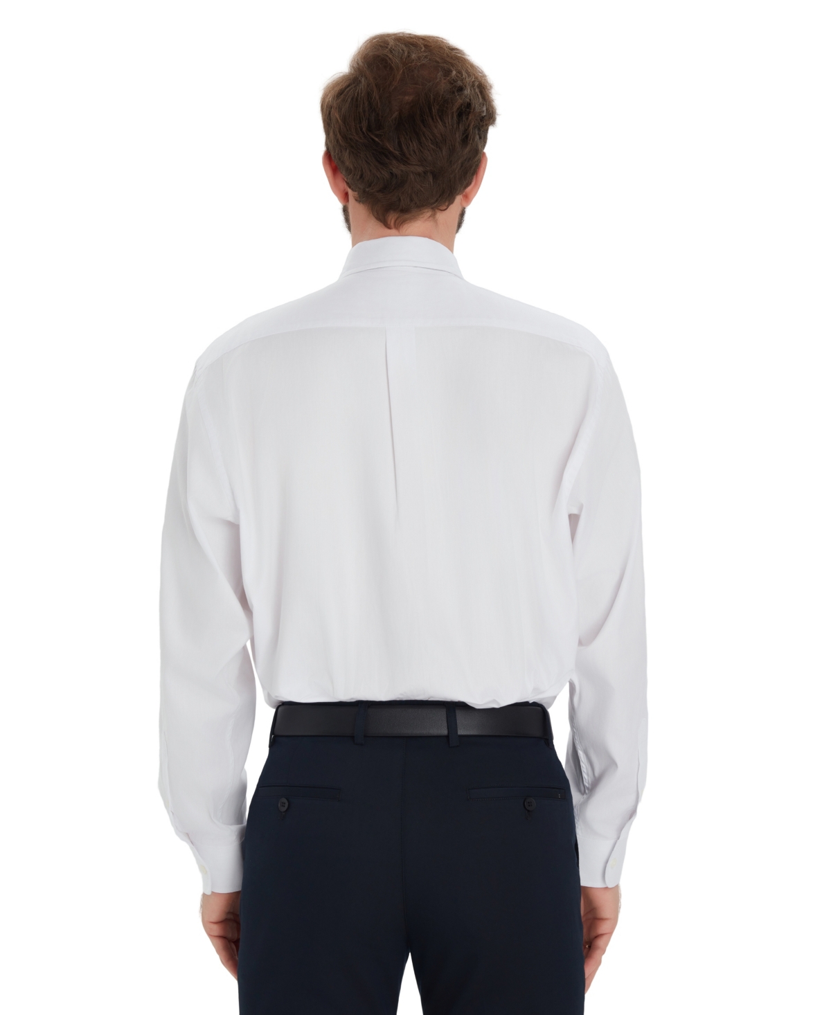 Club Room Men's Pinpoint Button Front Solid Dress Shirt, Macy's Exclusive