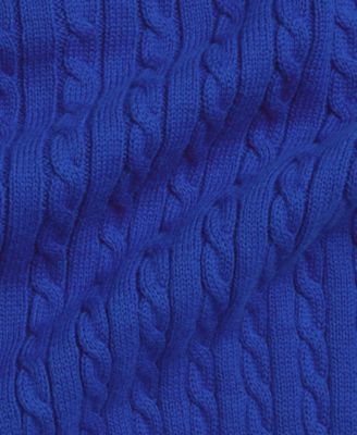 Baby Boys' Mini-Cable Crewneck Cardigan