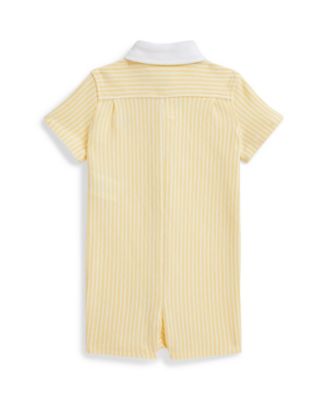 Baby Boys' Striped Oxford Shortall