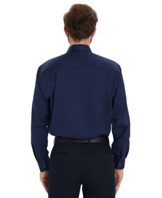 Men's Solid Regular-Fit Dress Shirt