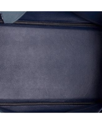 Birkin 40 Handbag Blue Togo with Palladium Hardware