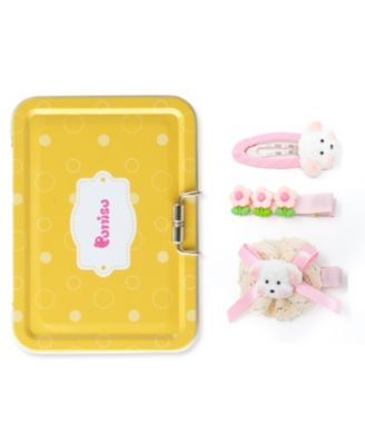 3pc Hair Clip Set - Puppy Blossom Pals