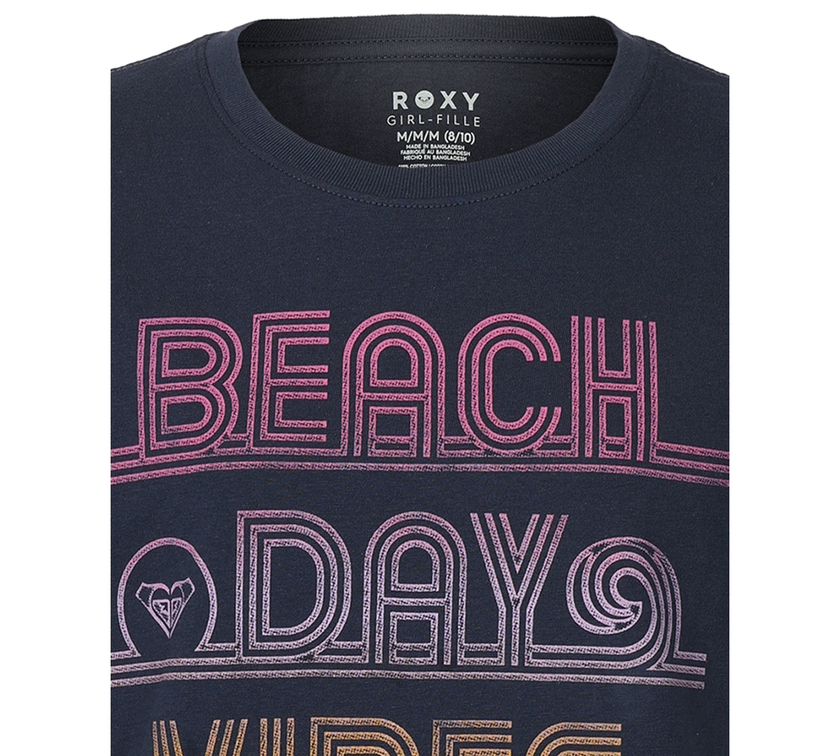Roxy Girls 7-16 Beach Vibes Short-sleeve T-shirt In Blue