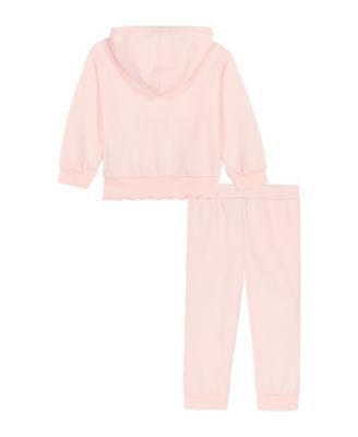 Girls' 4-6X Chenille Logo Oversized Hoodie and Joggers, 2-Piece Set