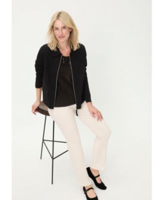 Women's Rib Knit Shell with Sequin Detail