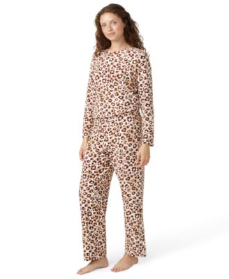 Women's Waffle Fleece Pajama Set