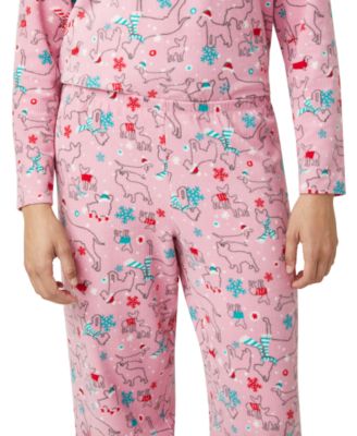 Women's Waffle Fleece Pajama Set