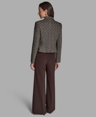 Women's Novelty Two-Button Long-Sleeve Jacket