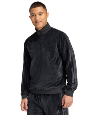 adidas - Men's House of Tiro Velour Half-Zip Track Jacket