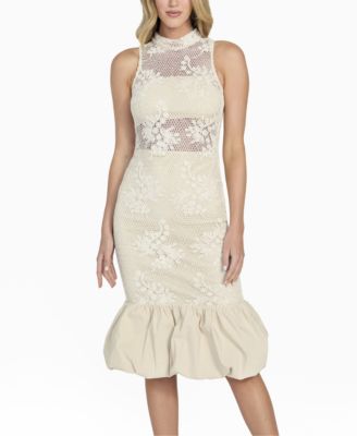 Women's Mock Neck Midi Dress