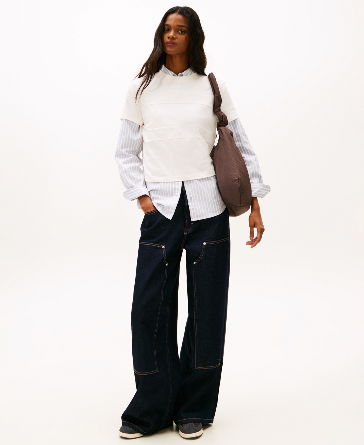 Tommy Jeans Women's Regular Tonal Flag T-Shirt