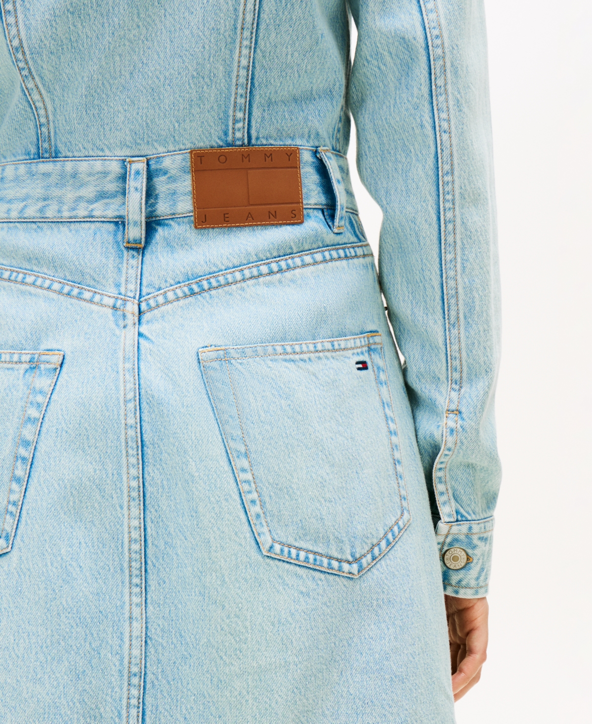 Tommy Jeans Women's Mini Trucker Denim Dress