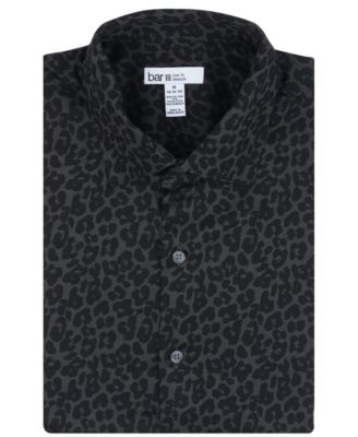 Men's Leopard Printed Long-Sleeve Dress Shirt, Macy's Exclusive
