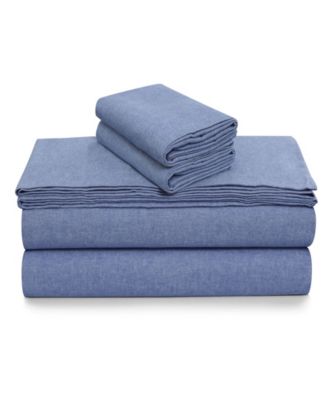 Portuguese Cotton 4-Pc. Extra Deep Pocket Sheet Set, Queen