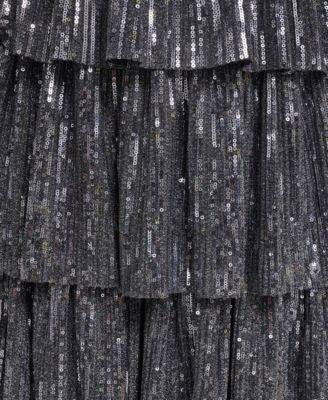 Women's Sequined Halter Neck Dress