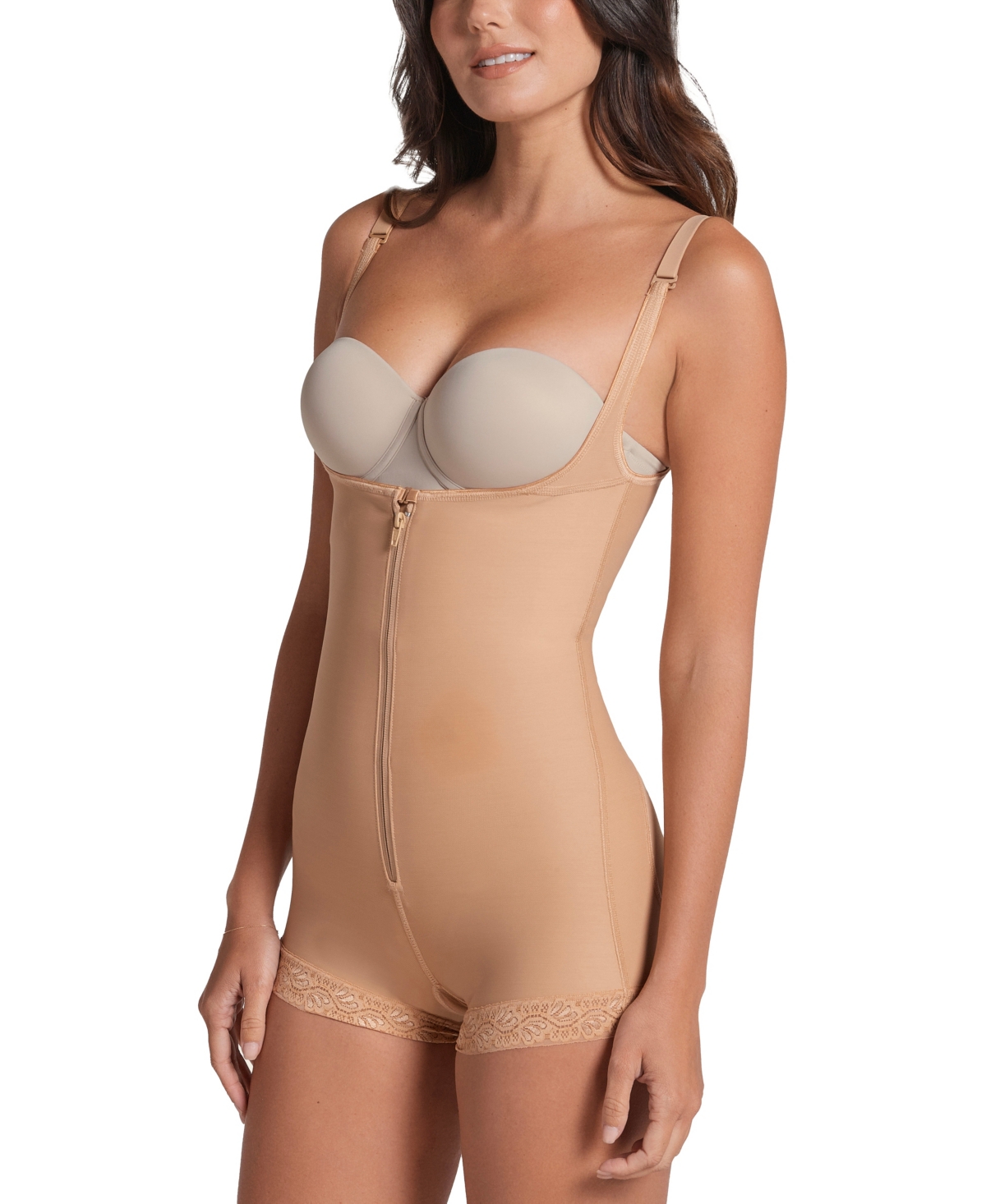 Leonisa Women's Firm Compression BoyShorts Bottom Body Shaper