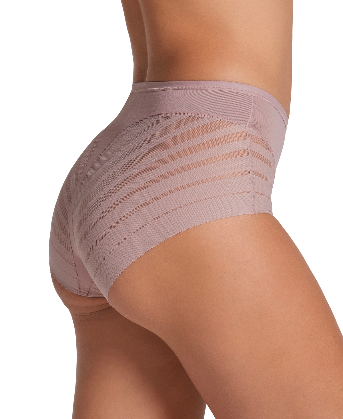 Leonisa Women's Lace Stripe Undetectable Classic Shaper Panty 012903