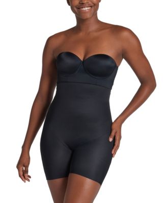 Women's Strapless Sculpting Step-in Body Shaper with Short Bottom