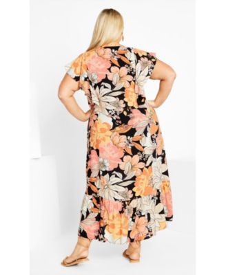 Women's Bellini Flutter Sleeve Dress