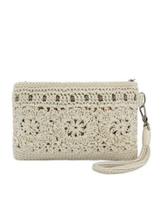 Vita Crochet Zip Top Wristlet 