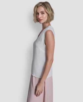 Women's V-neck Sleeveless Top