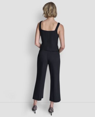 Women's Button Front Vest Top