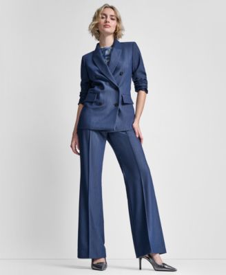 Women's Double Breasted Notch Collar Jacket