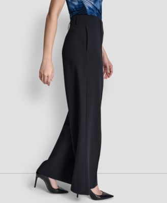 Women's Pintuck Wide Leg Pants