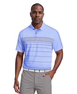 PGA TOUR - Men's Short-Sleeve Engineered Chest Stripe Polo Shirt