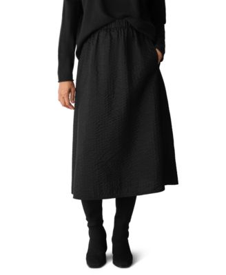 Eileen Fisher - Women's Quilted A-Line Skirt
