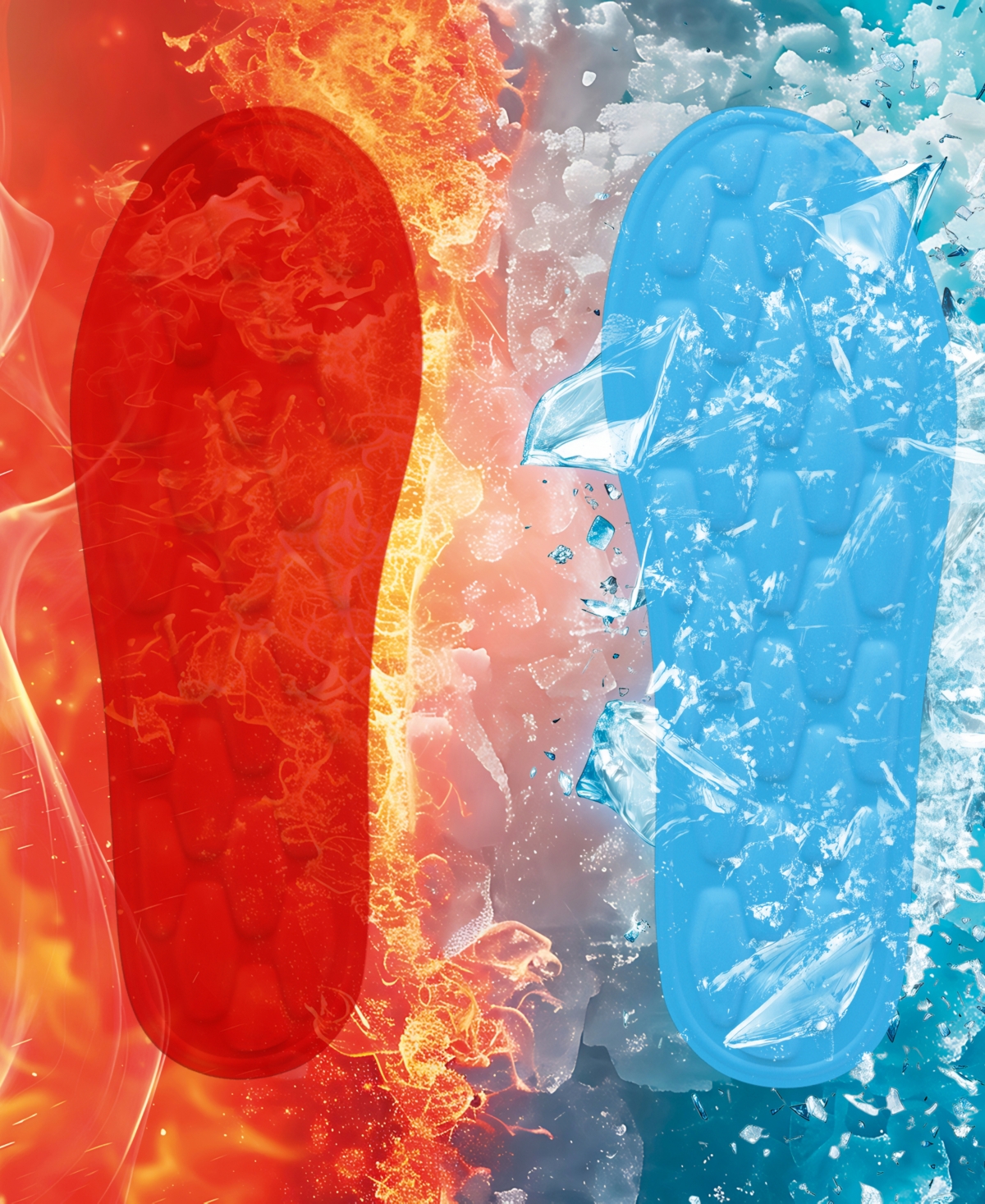 Homedics Foot Massager Gel Inserts In Gray