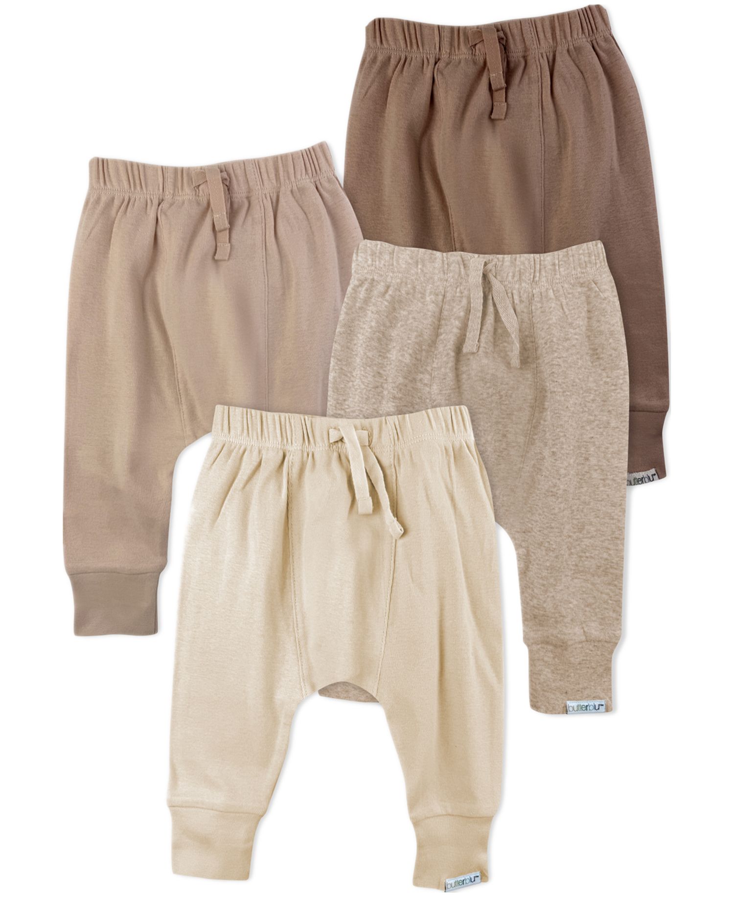 Baby Boys' and Girls' Jogger Pants, 4-Pack
