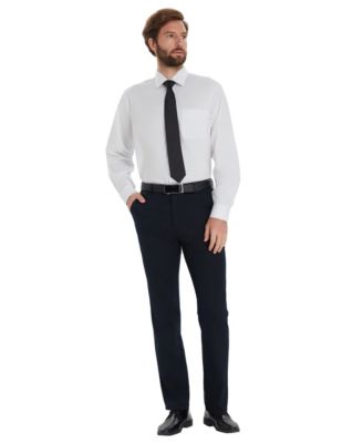 Men's Pinpoint Solid Dress Shirt, Macy's Exclusive