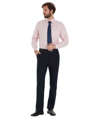 Men's Pinpoint Solid Dress Shirt