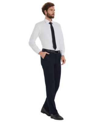 Men's Solid Long-Sleeve Dress Shirt