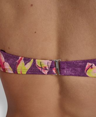 Women's Shirred U-Wire Bandeau Bikini Top