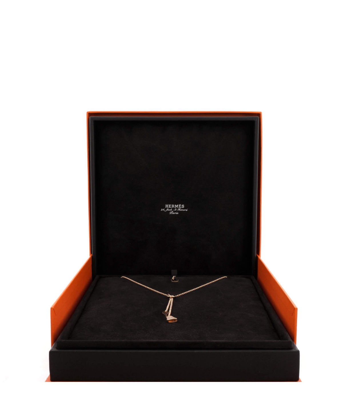 Pre-Owned Hermes Kelly Clochette Pendant Necklace