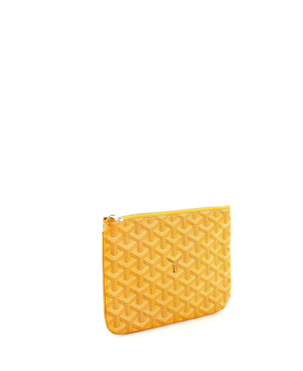 Pre-Owned Goyard Pm Senat Zip Pouch Coated Canvas