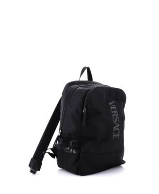 Medium La Greca Logo Backpack Nylon